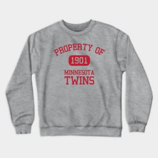 Property of Minnesota Twins 1901 Crewneck Sweatshirt